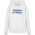 Weißbier & Amore - blaue Variante - Frontprint - Hoodie