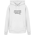 Jeder Sommer schreibt seine Gschichtn - schwarze Variante - Frontprint - Hoodie