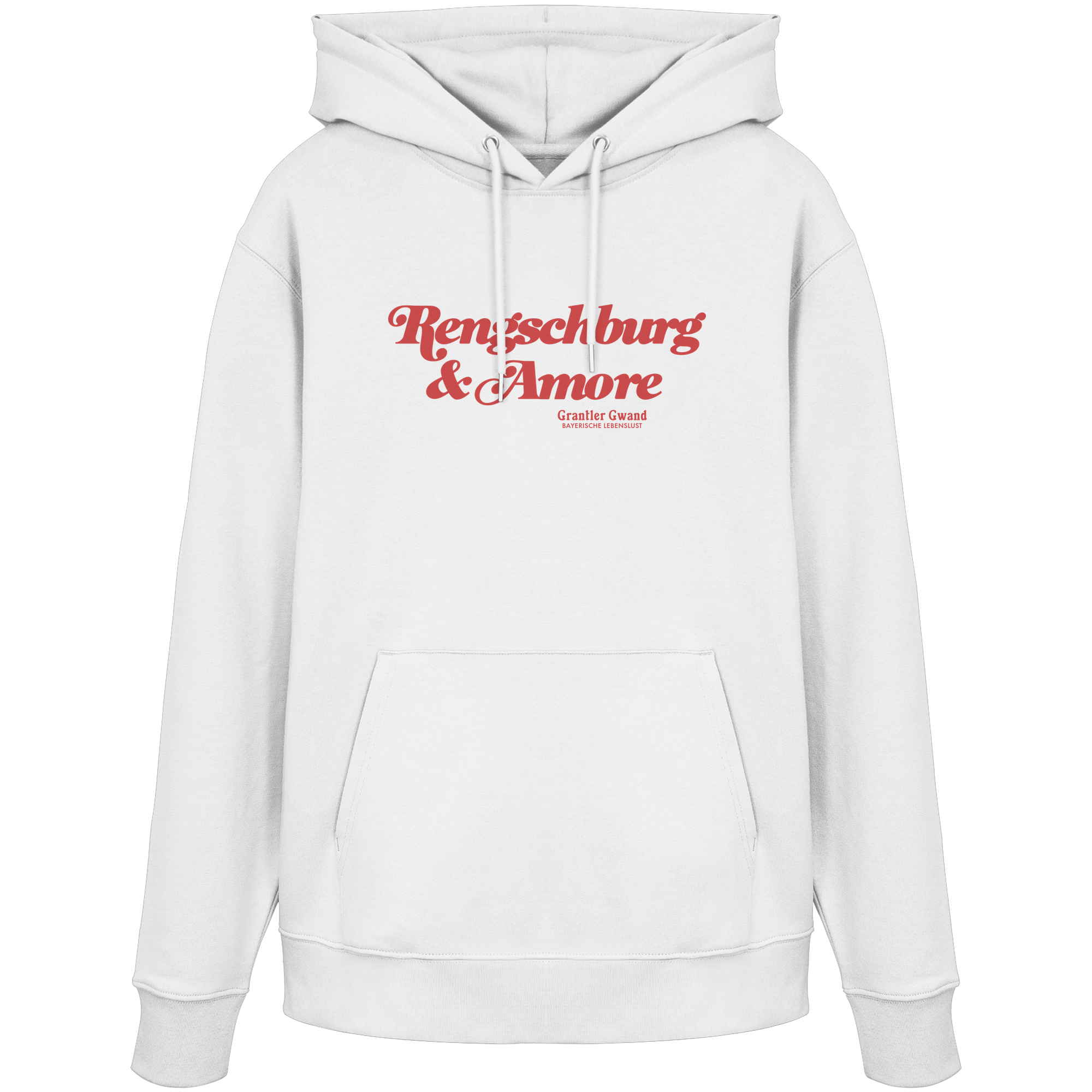 Rengschburg & Amore - rote Variante - Frontprint - Hoodie