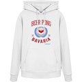 Beer Pong Bavaria  - rote Variante - Frontprint - Hoodie
