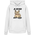 A Hund bist scho - helle Variante - Frontprint - Hoodie