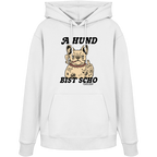A Hund bist scho - helle Variante - Frontprint - Hoodie