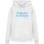 Volksfest & Amore - blaue Variante - Frontprint - Hoodie
