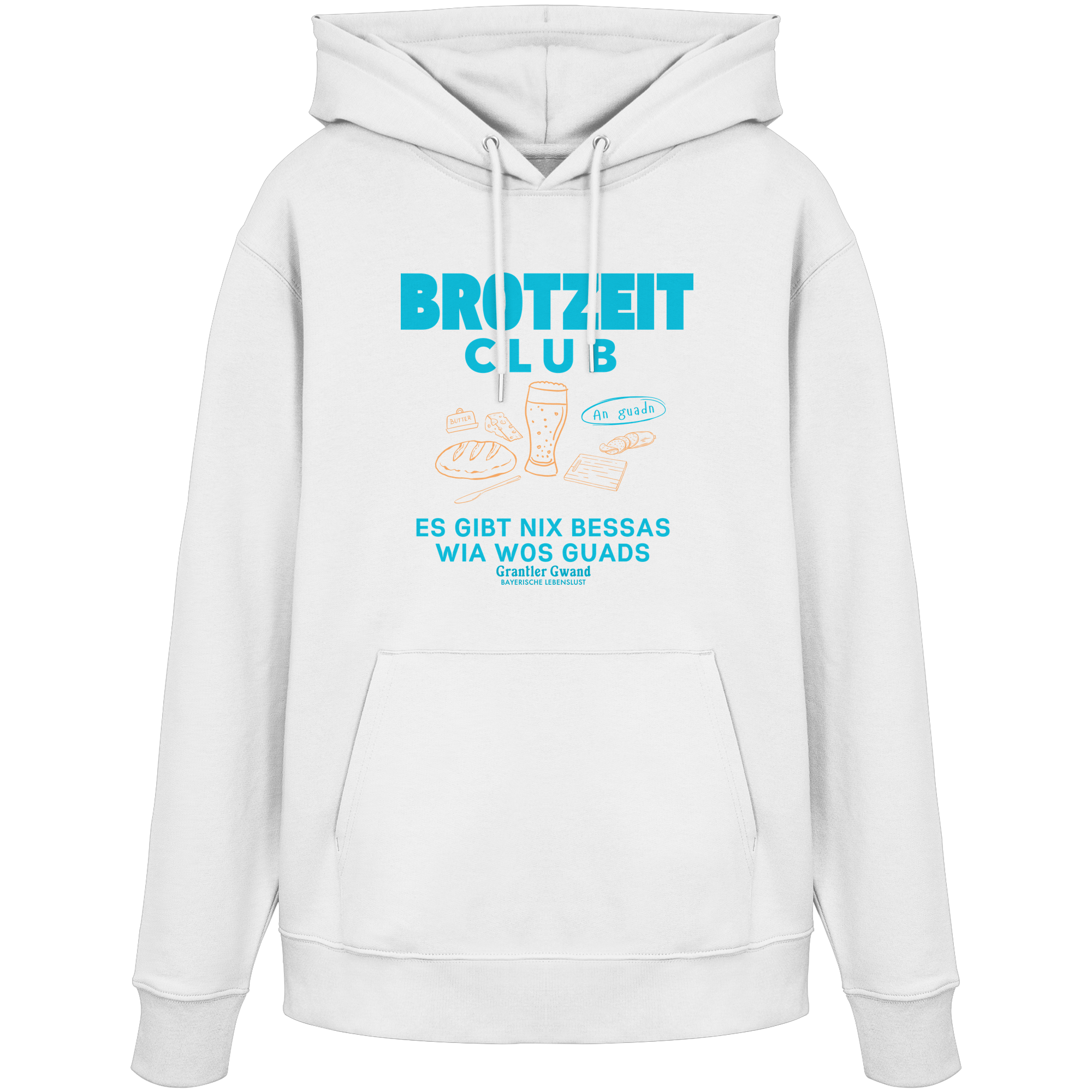 Brotzeit Club - grüne Variante - Frontprint - Hoodie