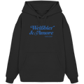 Weißbier & Amore - blaue Variante - Frontprint - Oversize Hoodie