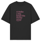 A Hoibe - rote Variante - Frontprint - Oversize Shirt