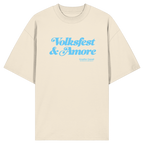 Volksfest & Amore - blaue Variante - Frontprint - Oversize Shirt