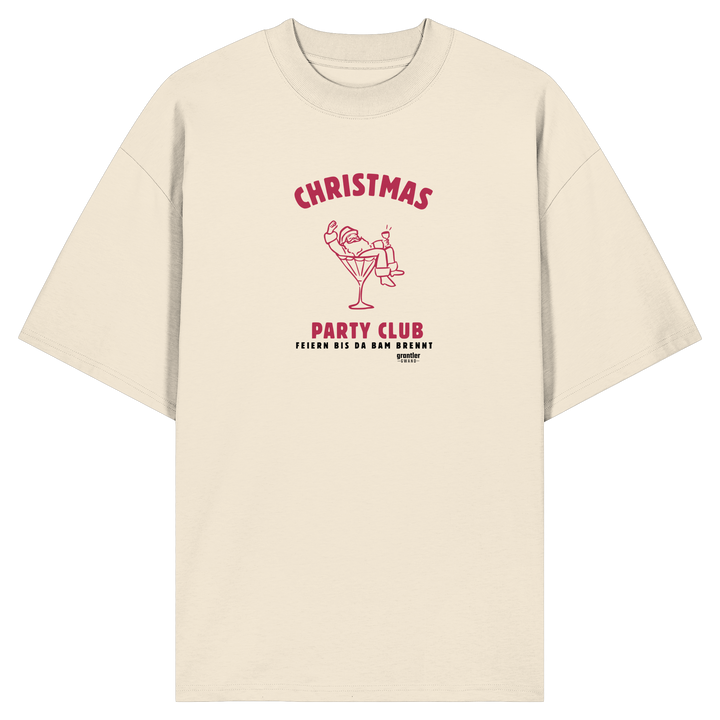 Christmas Party Club - Frontprint - oversize Shirt