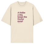 A Hoibe - rote Variante - Frontprint - Oversize Shirt
