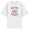 Beer Pong Bavaria  - rote Variante - Frontprint - Oversize Shirt
