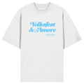 Volksfest & Amore - blaue Variante - Frontprint - Oversize Shirt