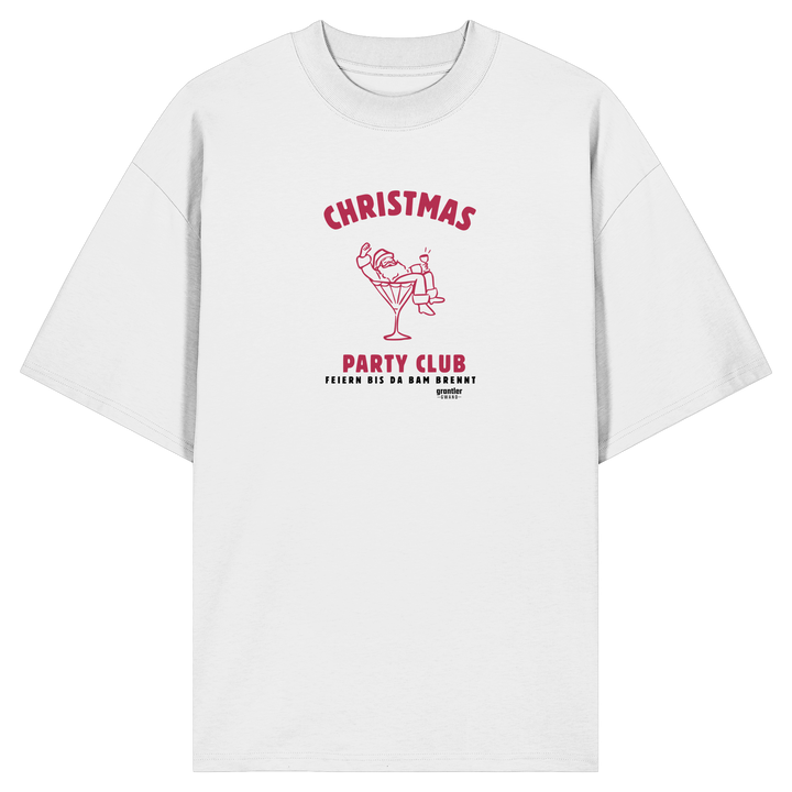 Christmas Party Club - Frontprint - oversize Shirt