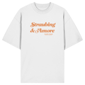 Straubing & Amore - orangene Variante - Frontprint - Oversize Shirt