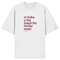 A Hoibe - rote Variante - Frontprint - Oversize Shirt