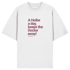 A Hoibe - rote Variante - Frontprint - Oversize Shirt
