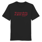 Feiawehrla & Stolz drauf - rote Variante - Frontprint - T-Shirt