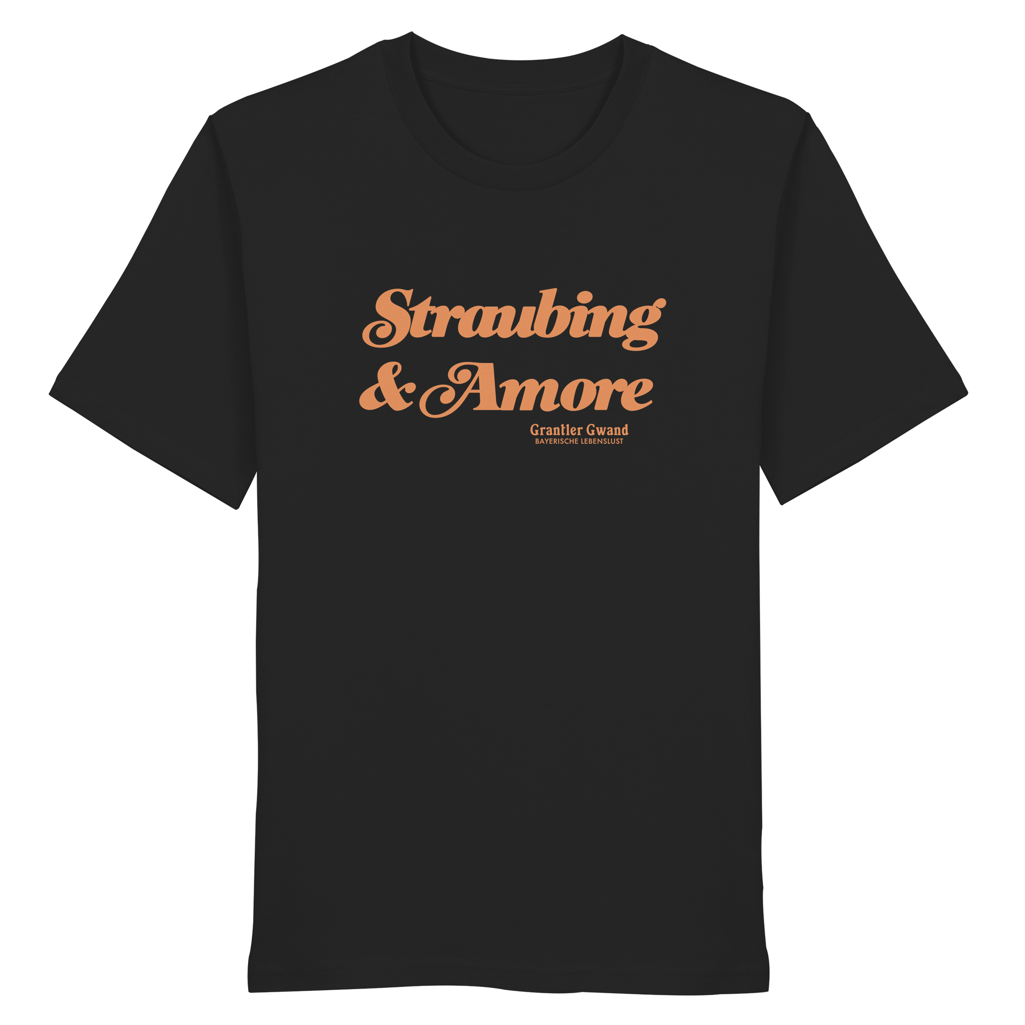 Straubing & Amore - orangene Variante - Frontprint - T-Shirt