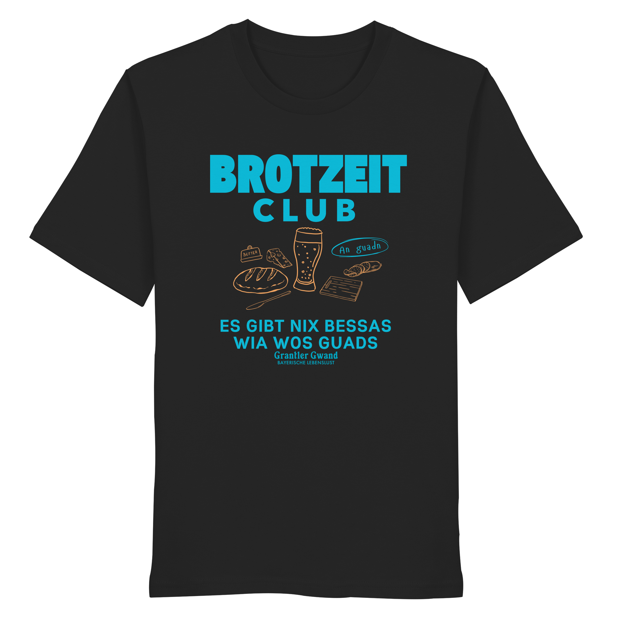 Brotzeit Club - grüne Variante - Frontprint - T-Shirt