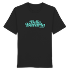Schwarzes Unisex T-Shirt mit grünem „Bella Bavaria“-Frontprint – bayerische Streetwear von Grantler Gwand im modernen, minimalistischen Look.