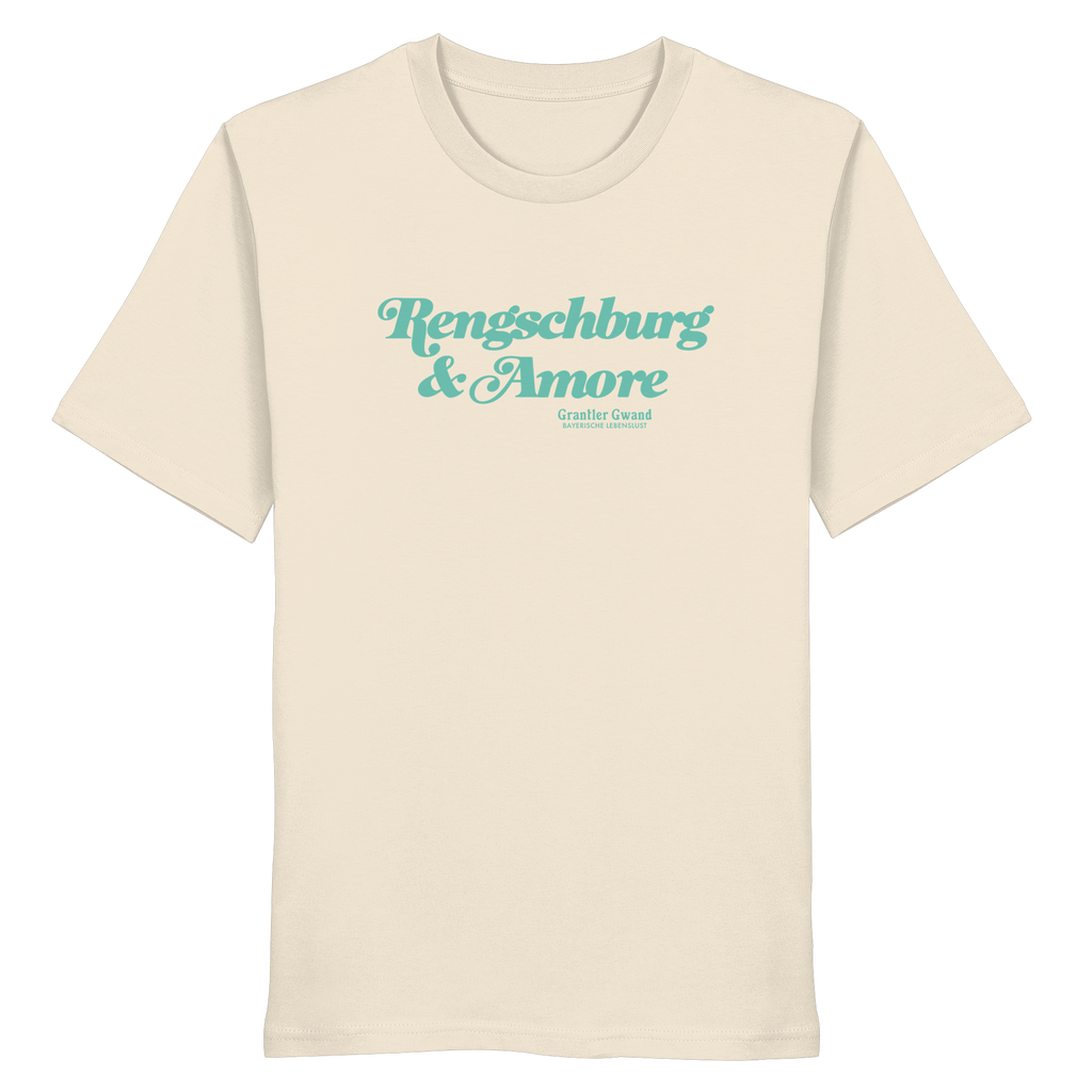 Rengschburg & Amore - grüne Variante - Frontprint - T-Shirt
