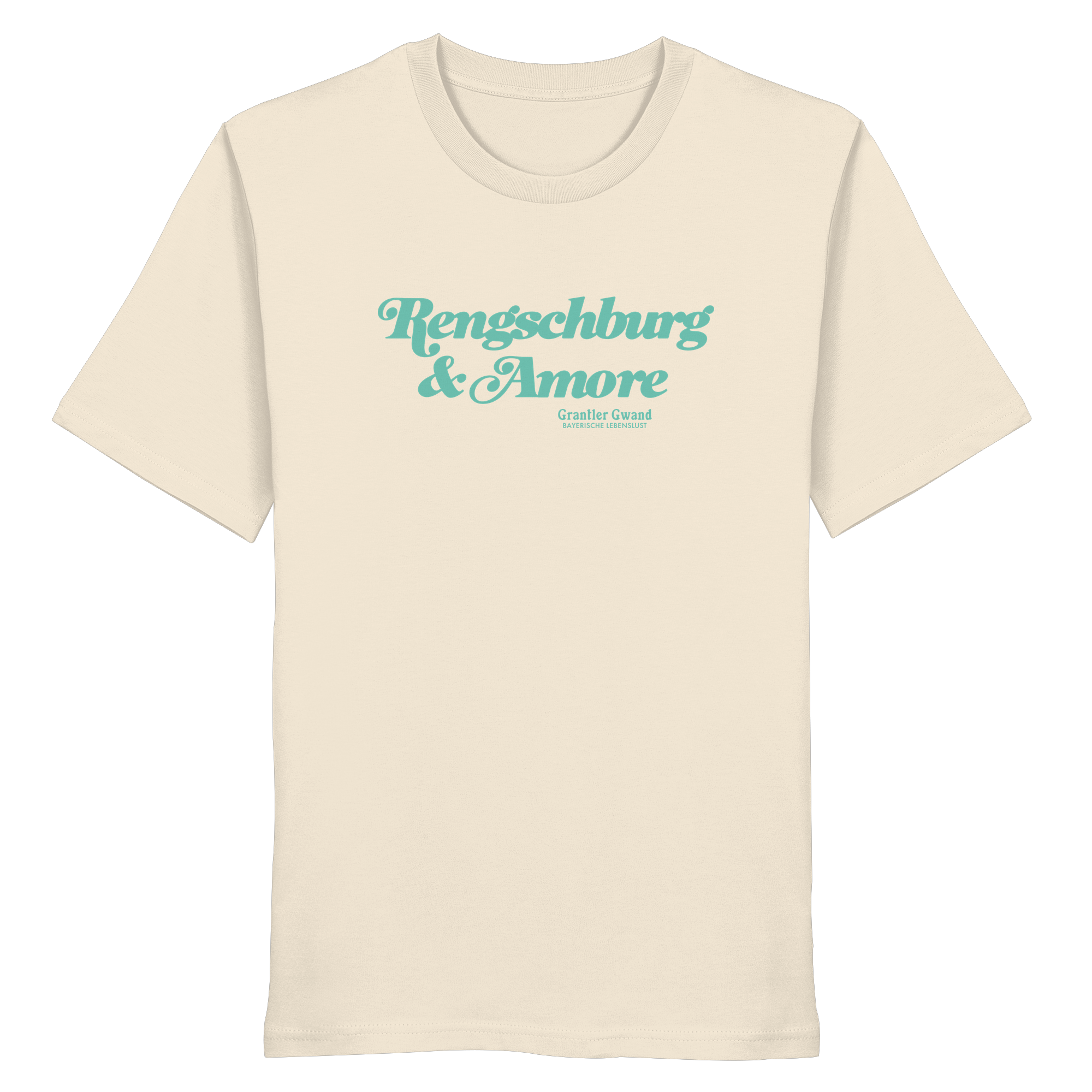 Rengschburg & Amore - grüne Variante - Frontprint - T-Shirt