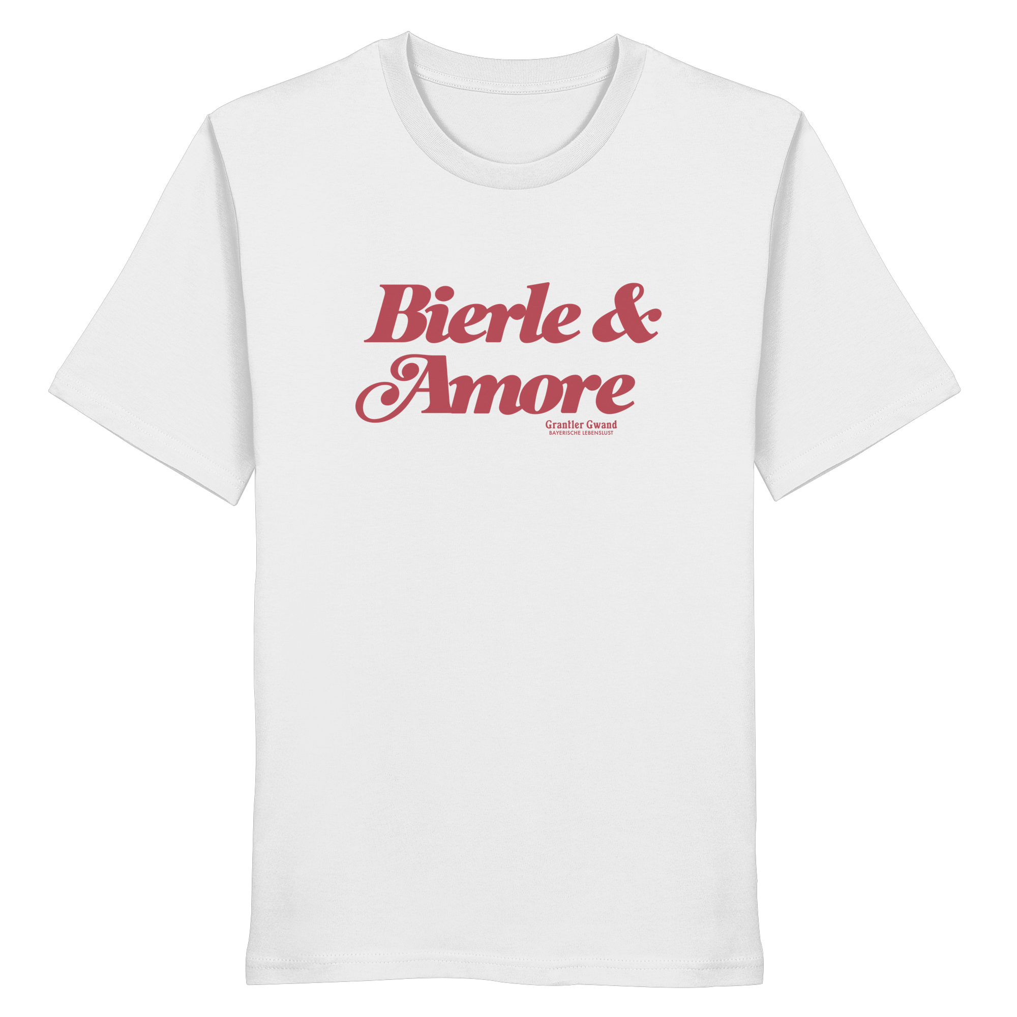 Bierle & Amore - rote Variante - Frontprint - T-Shirt