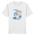 Wos Im Bierzelt Passiert - blaue Variante - Frontprint - T-Shirt