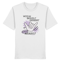 Wos im bierzelt Passiert - Lila Variante - Frontprint  - T-Shirt