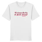 Feiawehrla & Stolz drauf - rote Variante - Frontprint - T-Shirt