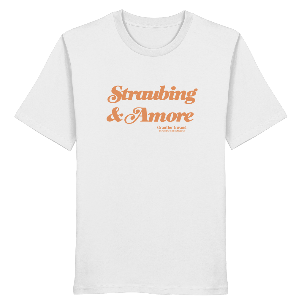 Straubing & Amore - orangene Variante - Frontprint - T-Shirt