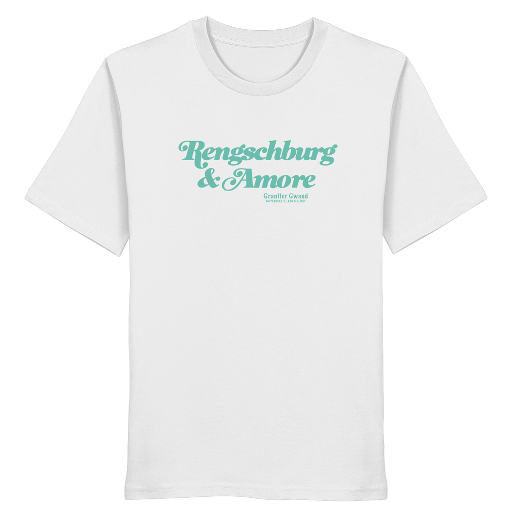 Rengschburg & Amore - grüne Variante - Frontprint - T-Shirt