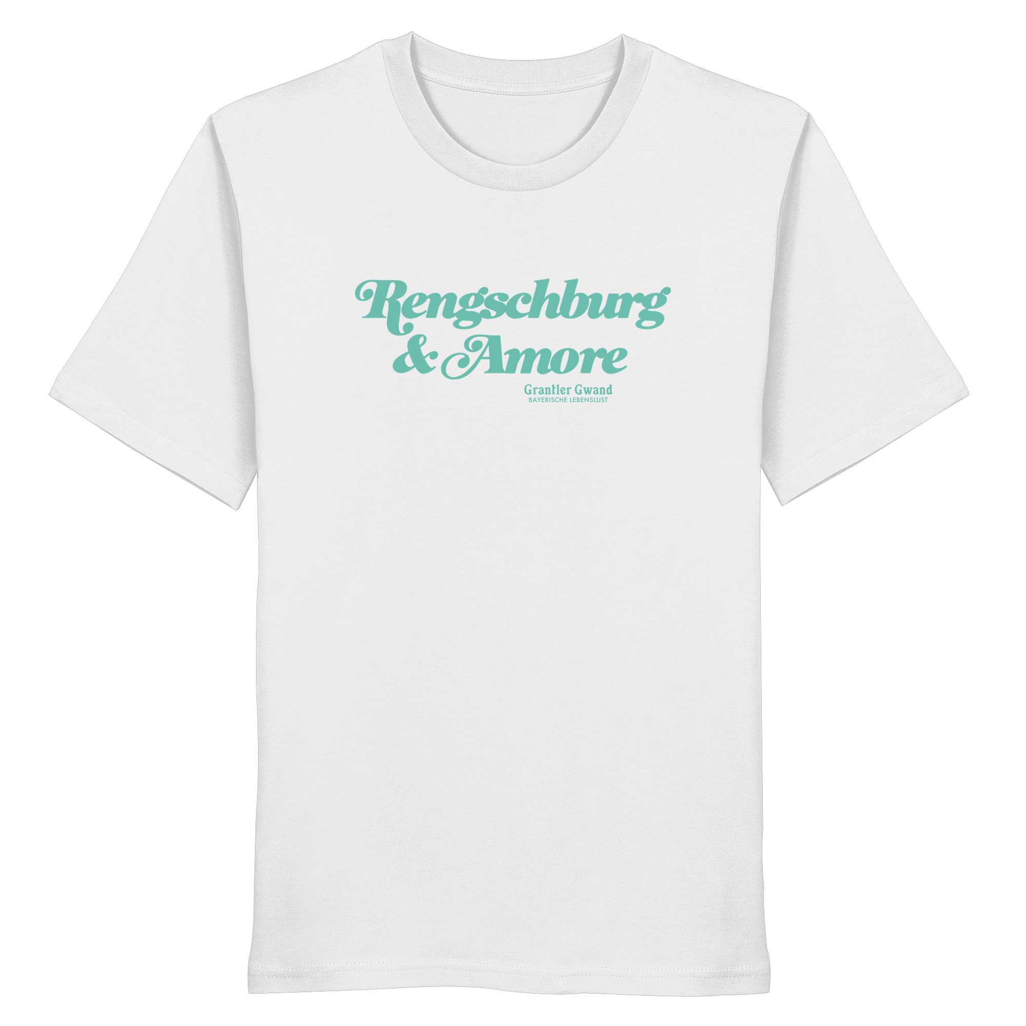 Rengschburg & Amore - grüne Variante - Frontprint - T-Shirt